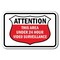 Signmission Safety Sign, 12 in Height, Aluminum, Video Surv - Att This A-1218 Video Surv - Att This - alternate 1